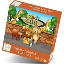 Belirtilmemiş Hayvanat Bahçesi Mini Puzzle 40 Parça 3 4 Yaş Çocuk Puzzle ve Yapboz 5 - 6 Yaş Çocuk Puzzle