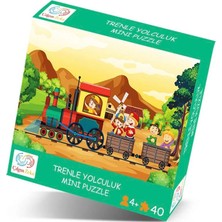 Belirtilmemiş Trenle Yolculuk Mini Puzzle 40 Parça 3 4 Yaş Çocuk Puzzle ve Yapboz 5 - 6 Yaş Çocuk Puzzle ve Yapboz