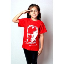 Elina Butik Çocuk Atatürk Baskılı T-Shirt