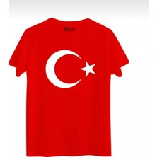 Serah Butik Kız Çocuk Ay Yıldızılı 23 Nisan  Çocuk Tshirt
