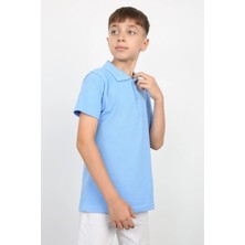Wikimiki Kız Çocuk Polo Yaka Basic Kısa Kollu Çocuk T-Shirt