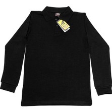 Kidsmadamiko Kız Çocuk Çizgi Polo Yaka %100 Pamuklu