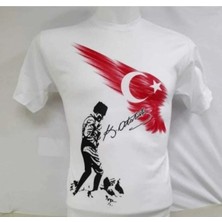 Ferry Butik Kız Çocuk Atatürk Baskılı T-Shirt