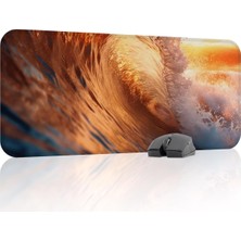Dalgalar Oyuncu Gaming Mouse Pad Kauçuk Kaymaz Taban Mousepad (V1, 70X30 Xl)