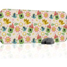 Çocuk Gaming Mouse Pad Kauçuk Kaymaz Taban Mousepad (V3, 70X30 Xl)