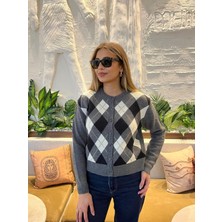 Nice Boutique Baklava Desenli Düğme Detaylı Hırka