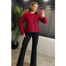 Mir Store Kırmızı Bürümcük Hırka