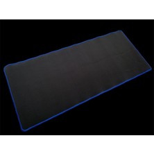 70CM Dikişli Pro Gaming Oyuncu Mousepad Xl 70X30 Büyük Sade Siyah Mouse Pad