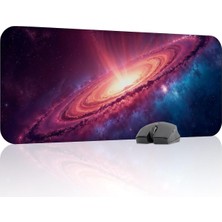 Galaksi Evren Oyuncu Gaming Mouse Pad Kauçuk Kaymaz Taban Mousepad (V3, 70X30 Xl)