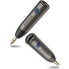 5.3 Araba Bluetooth Aux Adaptörü, [kararlı Bağlantı] 3,5 mm Bluetooth Adaptörü Kablosuz Ses A
