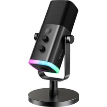 Usb/xlr Dinamik Mikrofon, Podcast Kayıt Için, Rgb Işıklı Pc Bilgisayar Oyun Akış Mikrofonu, S