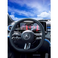 Dijital Gösterge Ekran Koruyucu - Kırılmaz Şeffaf Nano Teknoloji Mercedes C Serisi ile Uyumlu