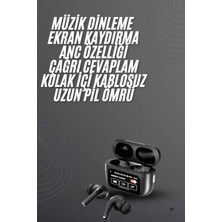 Birsence Bluetooth Kulaklık 5.0 Ekranlı 2 Adet Aktif Gürültü Önleyici