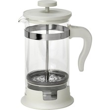 Upphetta French Press, Paslanmaz Çelik-Kırık Beyaz Paslanmaz Çelik-Kırık Beyaz 1 Lt