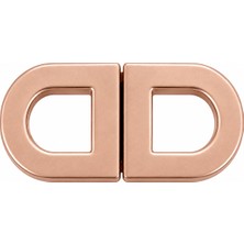 Beddo Konfor Serisi Mıknatıslı Manyetik Saç Tokası Rose Gold