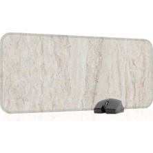 Traverten Oyuncu Gaming Mouse Pad Kauçuk Kaymaz Taban Mousepad (V4, 70X30 Xl)