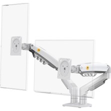 North Bayou Nb F160 Ergonomic Çift Kol 2-9 kg Kapasiteli Yeni Nesil Profosyonel Monitör Standı (B