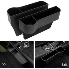 Sivor Peugeot 408 Uyumlu Araç Koltuk Yanı Düzenleyici Organizer Cep Telefonu Bardak Anahtar Saklama Kutusu Sağ Sol Universal