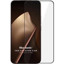 Xiaomi 15T Pro Tam Kaplayan Temperli Cam Ekran Koruyucu Siyah [15T Pro ile Uyumlu Ekran Koruyucu - S