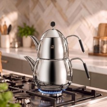 Powersteel 316+ Ezgi Midi Çaydanlık Takımı 1l & 2,2l Inox