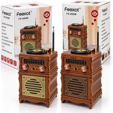 Ibreli Radyo Retro Am Fm Sw USB Type-C Sarjlı Bt Tf USB Aux Speaker FX-2502B (5580)