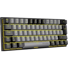 Mini T9 Türkçe Q Mekanik Klavye Red Switch Gamer Oyuncu Klavyesi