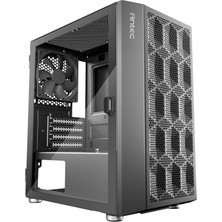 NX200M, Micro-Atx Mini Kule Kasası, 120MM Arka Fan Dahil, Mesh Ön Panel, Nx Serisi, Siyah