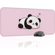 Tr Panda Oyuncu Gaming Mouse Pad Kauçuk Kaymaz Taban Mousepad (V2, 70X30 Xl)