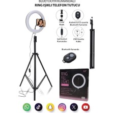 Genz Bilişim Işıklı Bluetooth Kumandalı Tripod Youtube, Fotoğraf, Video