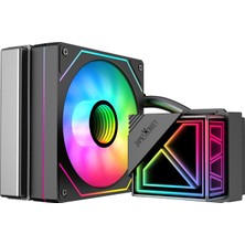 Tr James Donkey Lugis JDC120 Argb 120MM Sıvı Işlemci Soğutucu Am5 ve LGA1700 Uyumlu