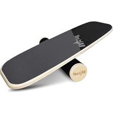Tr 158,8 kg Profesyonel Ahşap Denge Tahtası, Bacak Egzersizi Için, Kaymaz Rocker Board, Ayakta Ç