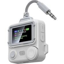 Bluetooth 5.4 Verici Alıcı LCD Renkli Ekran Çift Modlu Tx & Rx 3.5mm Aux Uyumlu