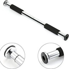 Tr Barfix Demiri Barfiks Çubuğu Koridor Barfiks Barı 80-130 cm Arası Krom, 80130CMWRKN