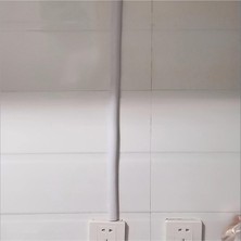 Kablo Kanalı Kiti - Beyaz Duvar Kablosu Gizleme, 4,8 Ila 15 Metre, Yapışkan Kablo Yönetimi, 2 Ka