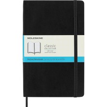 Noktalı Siyah Defter L Boy Yumuşak Kapak