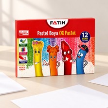 Fatih Pastel Boya 12 Renk Karton Kutu