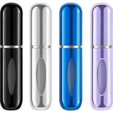 Mini Doldurulabilir Parfüm Şişesi – Taşınabilir Seyahat Boy Atomizer Cep Sprey Seti, Pompalı