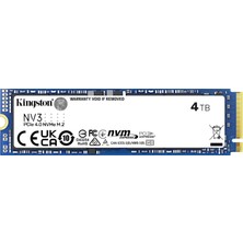 Nv3 4 Tb Pcı-Express 4.0 6000/5000 Mb/s M.2 SSD Bellek SNV3S/4000G
