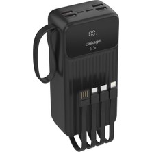 Linkage Lkp-42 30.000 Mah 22.5W Hızlı Taşınabilir Şarj Aleti/powerbank - 4 USB Çıkışlı LCD