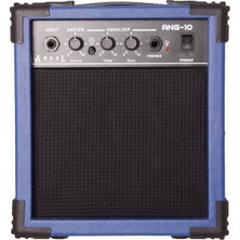 Ang-10 Elektro Gitar Amfisi, 10 Watt, Mavi