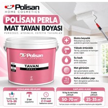 AvantajAl Polisan Perla Mat Tavan Boyası 10 kg Beyaz