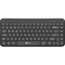KBW002 Retro Daktilo Görünümlü Şık ve Kullanışlı Pilli Türkçe Bluetooth Q Klavye - DKB000