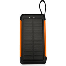 3'ü 1 Arada Solar Powerbank Turuncu