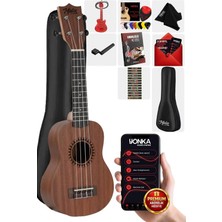 SPA-251 Maun Ağacı Soprano Ukulele Seti