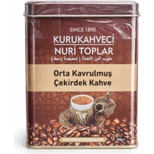 Nuri Toplar Kurukahveci Türk Kahvesi Çekirdek 250 G Orta Kavrulmuş