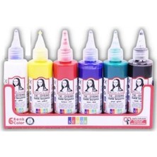 Batik Boyası 70 ml 6 Renk 1 Paket Südor Batik Boyama Seti 70ML x 6 Lı Kumaş Boyama