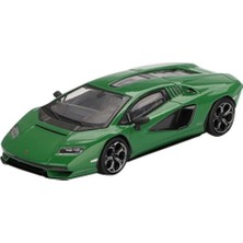 Tr Mını Gt 1/64 Lamborghini Countach Lpı 800-4 Verde Medio (Yeşil) (Sol Sap) Bitmiş Ürün MGT0097