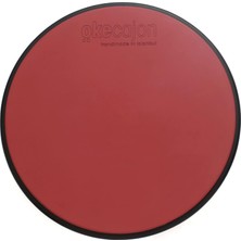 Practice Pad, 12 Inç, Kauçuk, Drum Pad (Kırmızı)