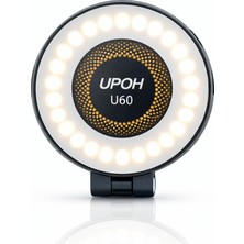 U60 Magsafe Uyumlu Manyetik LED Ring Light – Telefon Halka Işığı, Ayarlanabilir Parlaklık, Se