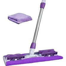 Evima Teleskopik Uzatılabilir Mandallı Sihirli Mikrofiber Bezli Mop Paspas Seti Takımı - 1 Adet
